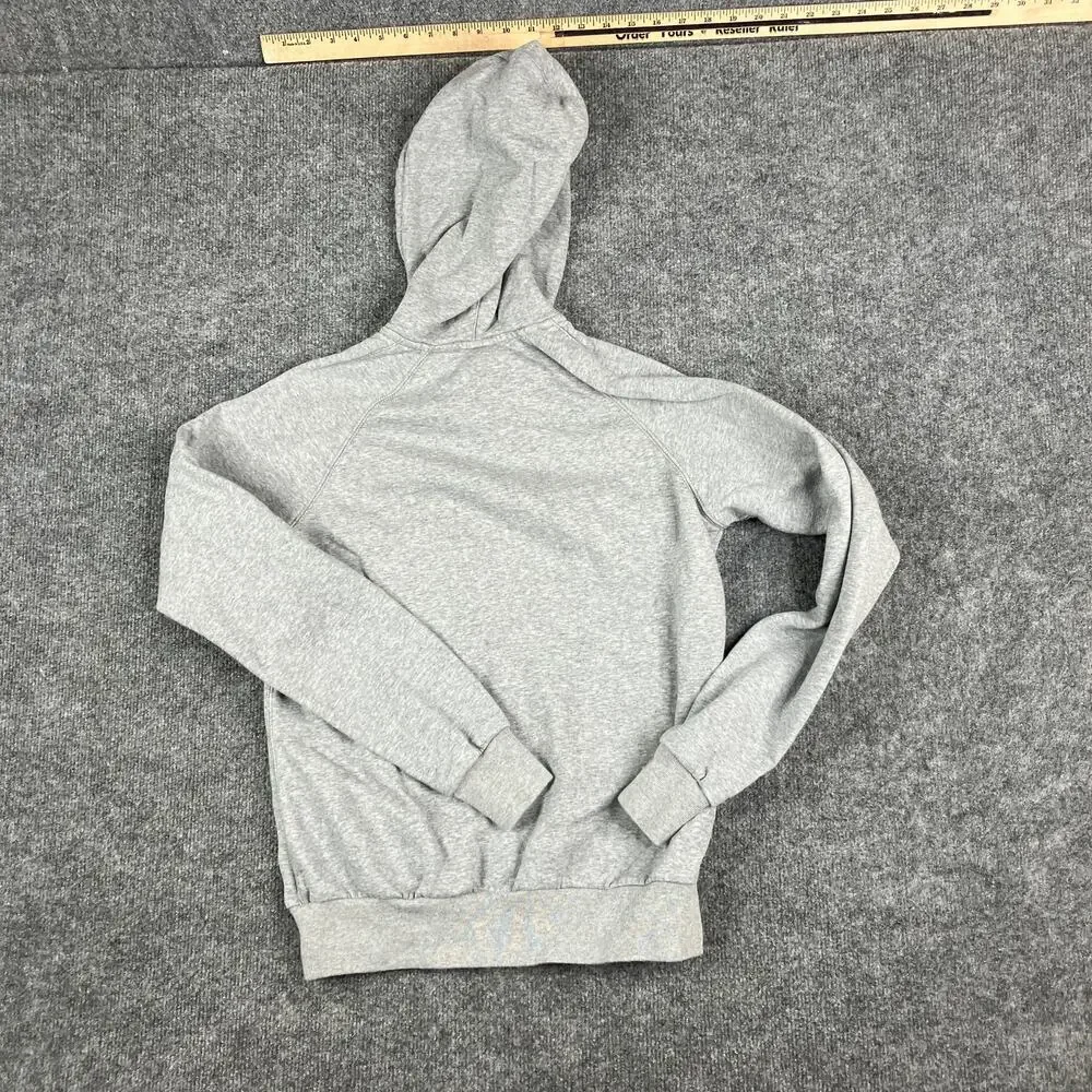 Nike Hoodie Boys Size‎ L Gray Full Zip Athletic Dept Logo Long Sleeve Casual